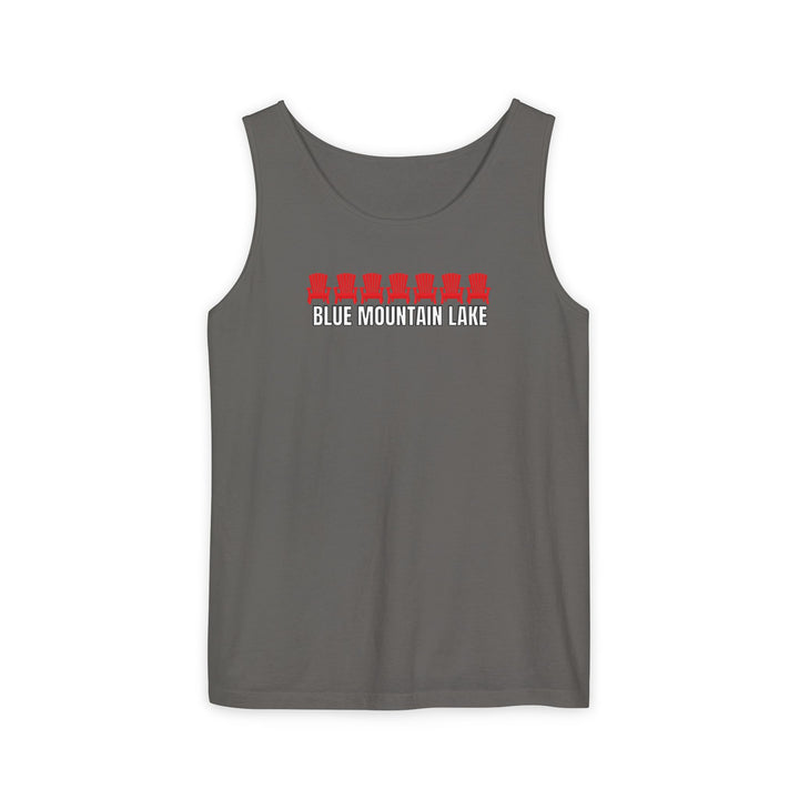 Blue Mountain Lake ADK Chairs Unisex Tank