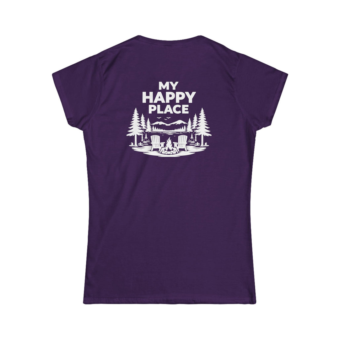 Blue Mountain Lake My Happy Place Ladies Tee