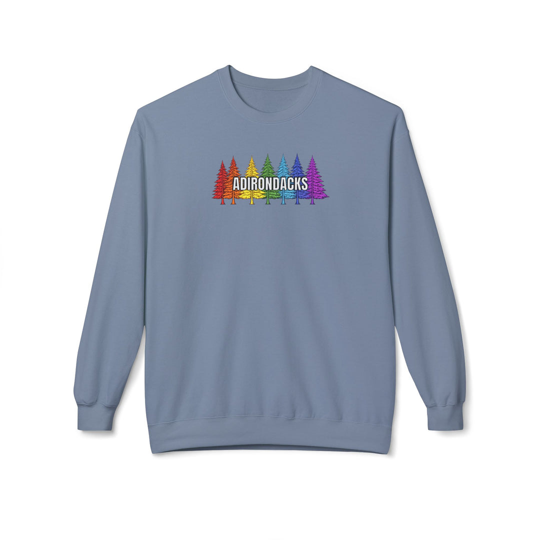 Adirondack  Rainbow Trees Sweatshirt