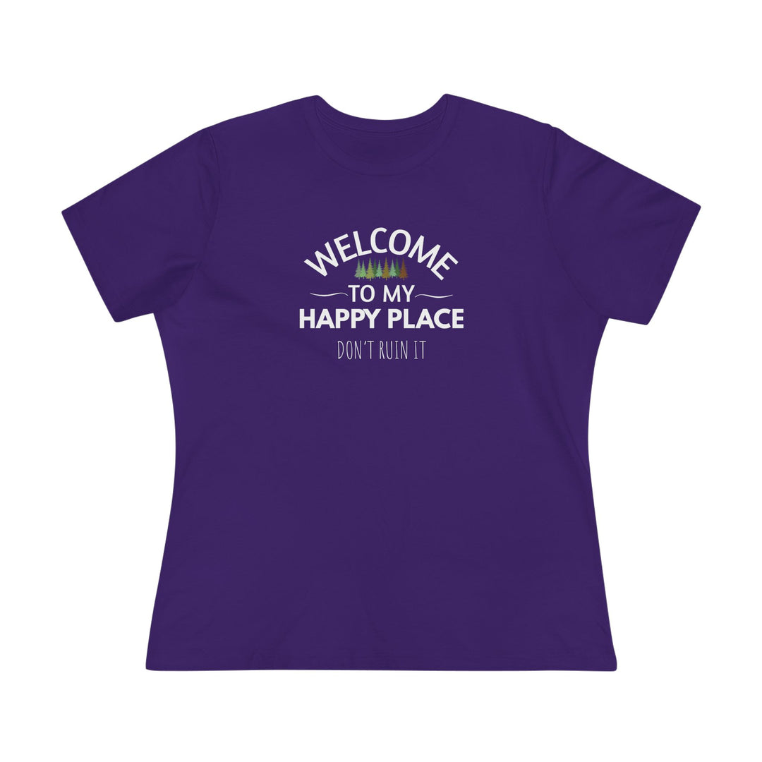 Welcome to My Happy Place - Ladies Tee