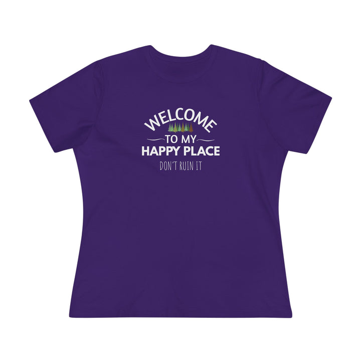 Welcome to My Happy Place - Ladies Tee