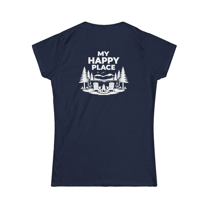 Big Moose My Happy Place Ladies Tee