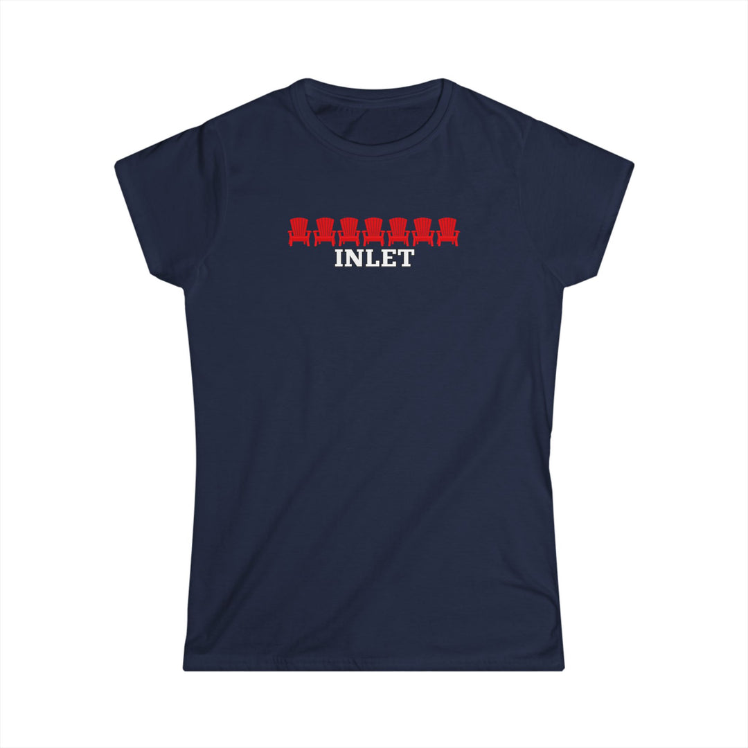 Inlet Ladies Tee - Red Chairs