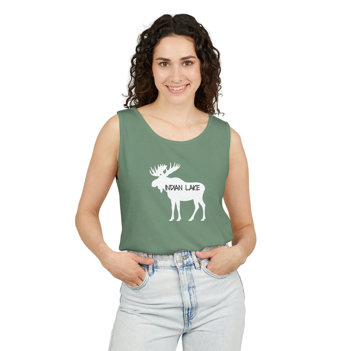 Indian Lake Unisex Tank - Moose