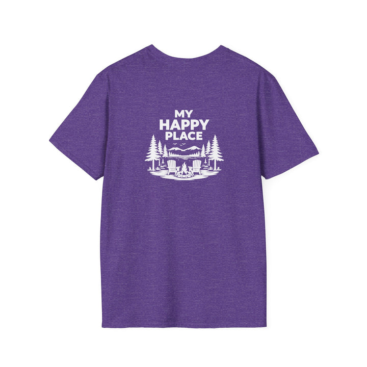 Blue Mountain Lake My Happy Place Unisex T-Shirt