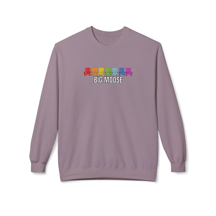 Big Moose Rainbow Chairs Sweatshirt
