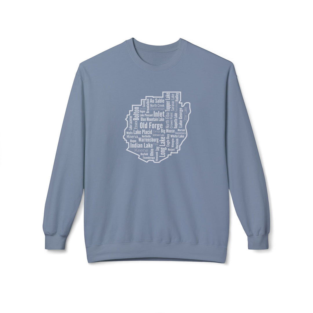 Adirondack Towns  Sweatshirt