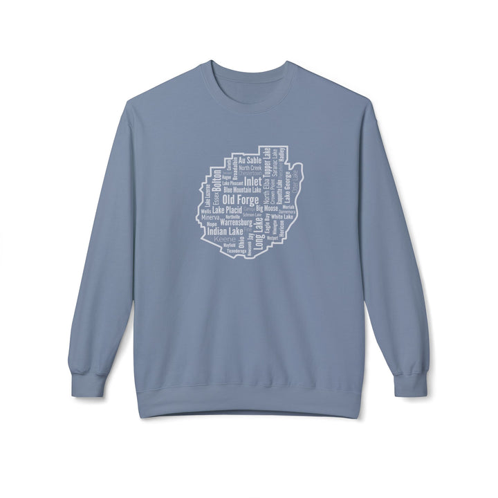 Adirondack Towns  Sweatshirt