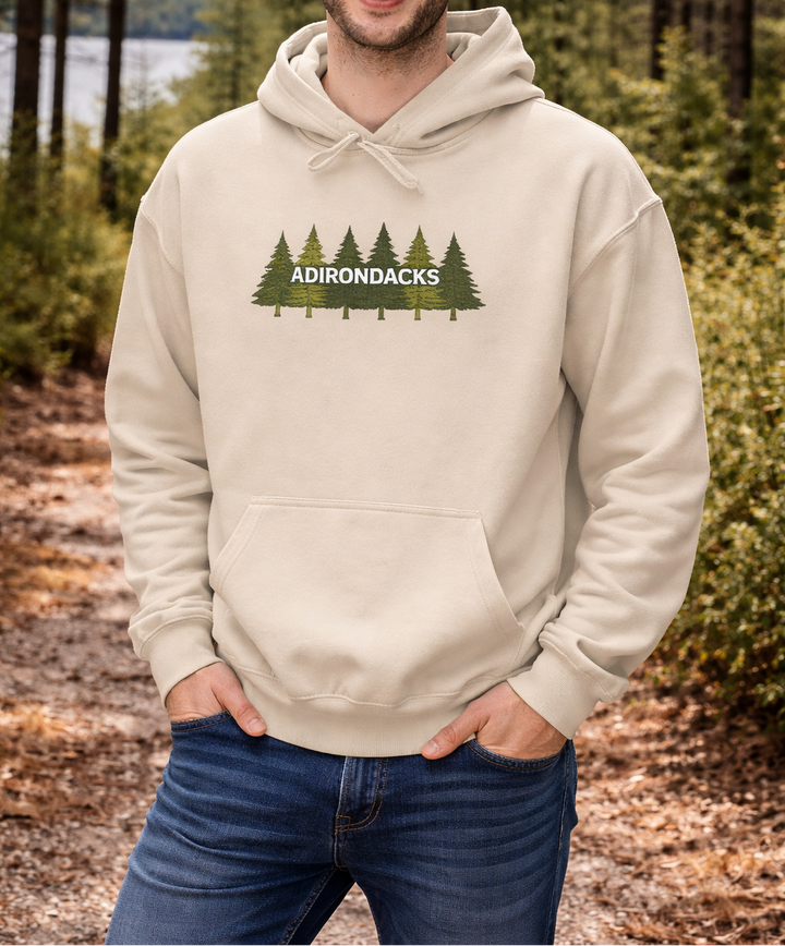 Adirondacks Pine Tree Hoodie