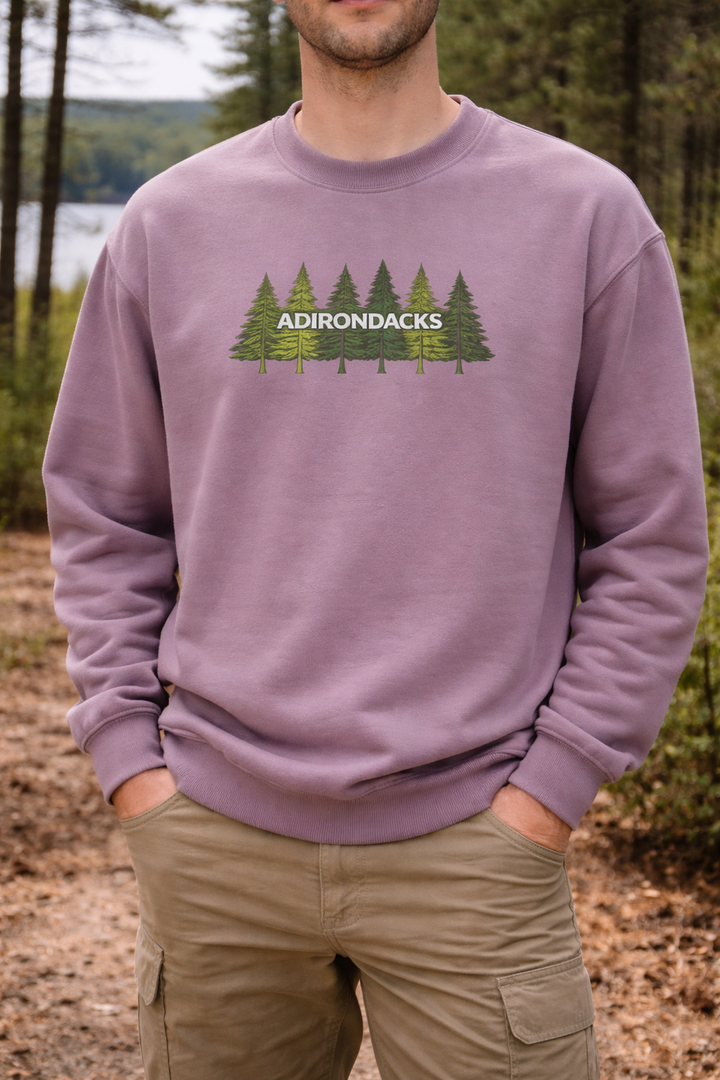 Adirondack Pine Trees Sweatshirt