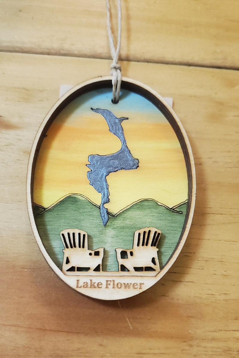 Lake Flower Ornament