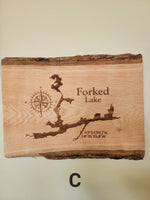 Lake Wooden Plaques